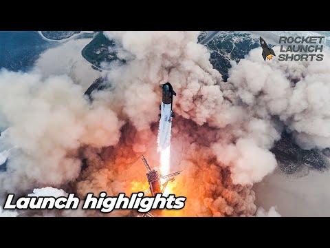 SpaceX Starship Super Heavy Prototype Fourth Flight Test (Launch Highlights)