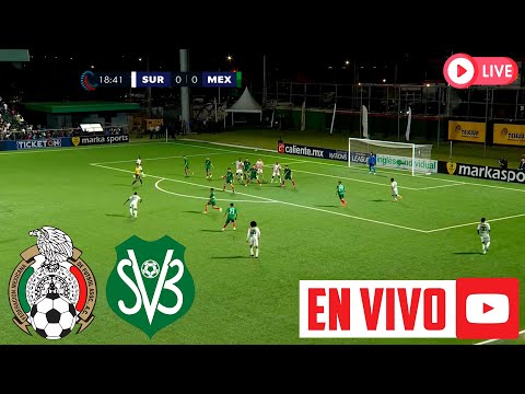 Mexico vs Surinam en Vivo, Donde ver Mexico vs Surinam - Fecha 2 - Copa ORO 2025