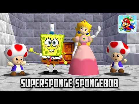 ⭐ Super Mario 64 PC Port - Supersponge Spongebob v2.0