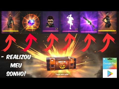REALIZEI O SONHO DO HUMILDE GASTANDO DIAMANTES PELA PRIMEIRA VEZ NO FREE FIRE