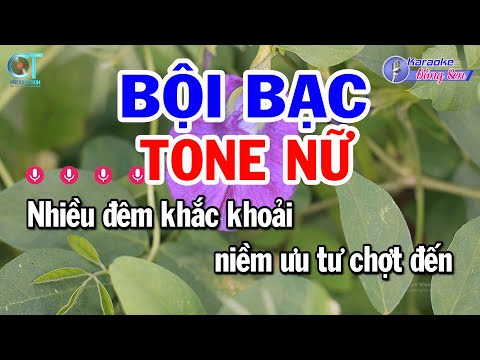 Karaoke Bội Bạc Tone Nữ ( F#m ) Nhạc Sống Mới Nhất || Đồng Sen Karaoke