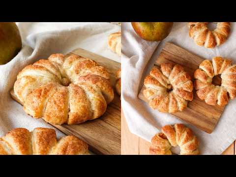 Beignets feuilletés pomme cannelle