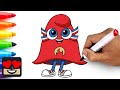 Drawing the Paris 2024 Olympic Mascot
