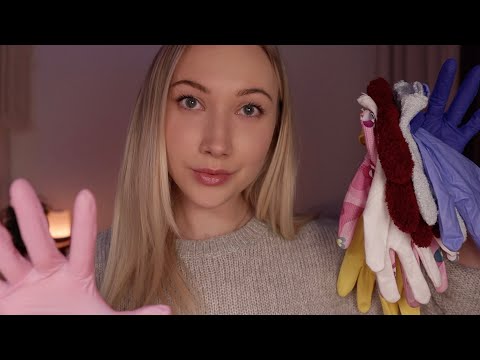 ASMR Face Exam but my GLOVES change every 2 minutes (semi-chaotic) ✨