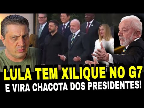 ELE FEZ DE NOVO! Lula tem xilique no G7 e vira chacota dos outros presidentes por causa de microfone