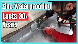 Master Roofer Techniques: Amazing Zinc Soldering for Waterproofing Over 30 Years!
