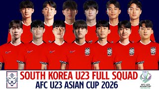 Can South Korea U-23 These Players Win the AFC U-23 Asian Cup 2026?
