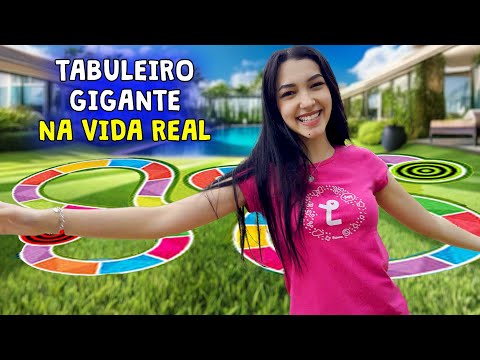 JOGO DE TABULEIRO GIGANTE NA VIDA REAL * Todos se deram muito mal