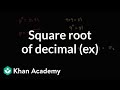 Understanding Square Roots and Equations