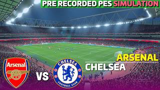 🔴ARSENAL vs CHELSEA | efootball Video Game | PES 21 Pre-Recorded Simulation Gameplay