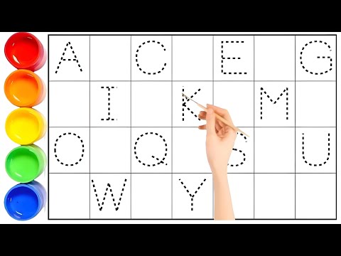 "Learn ABCD with Fun Doodles |Colouring  Alphabet for Kids.Alphabet Adventure!