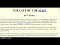 Understanding 'The Gift of the Magi'