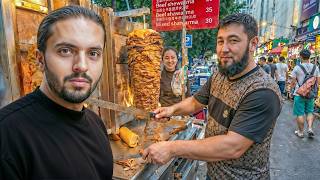 اكل شوارع حلال في الصين | أول مرة أجرب شاورما هندية 🇮🇳