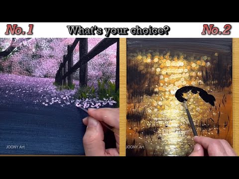 Which Work Do You Like Better? / Acrylic Painting