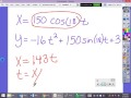 Projectile Motion and Trigonometric Functions