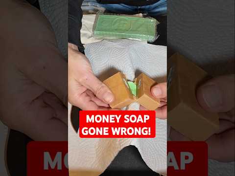 Opening Soap with Cash Inside GONE WRONG