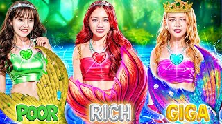 Emerald Vs Ruby Vs Diamond Student At School! Who Become Best Barbie Mermaid?