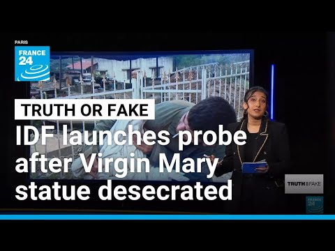 YouTube video thumbnail: Photo Shows Israeli Soldier Desecrating Virgin Mary Statue in Lebanon