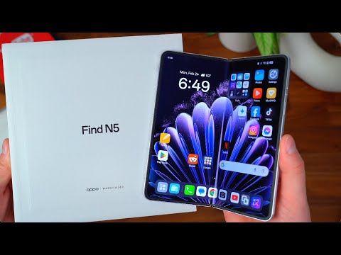 OPPO Find N5 Unboxing: Thinnest Foldable Phone!