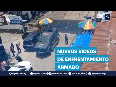 Nuevos videos del ataque armado entre policías y supuestos integrantes del Cártel Chiapas-Guatemala