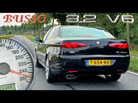 ALFA ROMEO 166 3.2 V6 | 0-100 100-200 TOP SPEED SOUND & POV