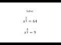 Understanding Rational Exponents and Roots