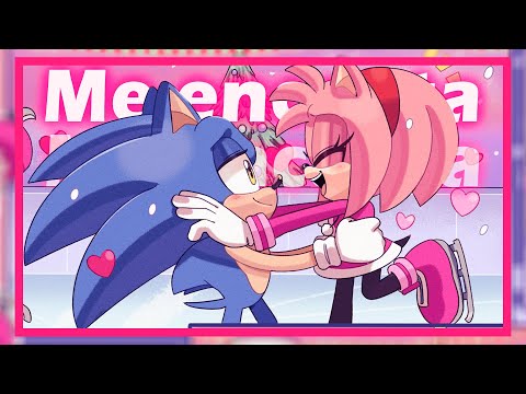 LA CITA DE SONIC Y AMY EN NOCHE BUENA ❤🍧