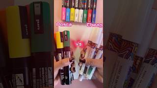 Posca vs cheap markers! #art #fyp #posca