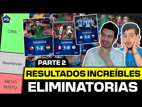 RESULTADOS INCREÍBLES🔥ELIMINATORIAS UNITED 2026 CONMEBOL (hasta la fecha 12)⚡TIERLIST