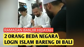 2 ORANG BEDA NEGARA BERSYAHADAT DI BALI