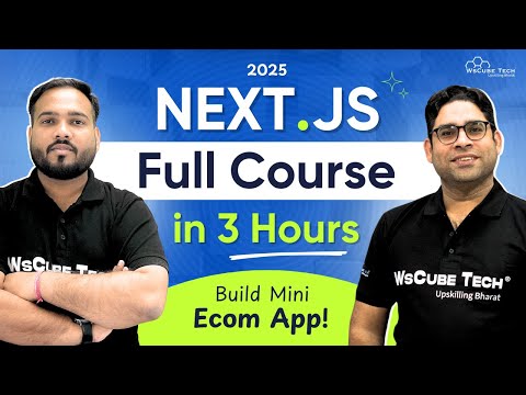 Next JS Full Course for Beginners (2025) | Learn & Build a Mini Ecommerce App Project (Part-1)