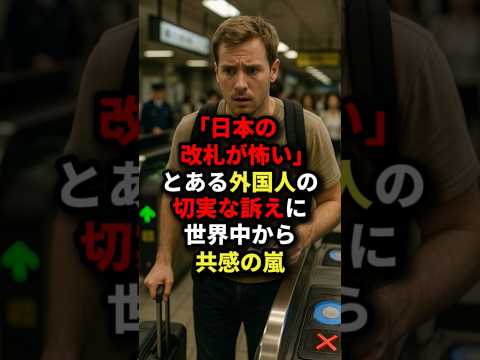 「日本の改札が怖い」とある外国人の切実な訴えに世界中から共感の嵐#海外の反応 #日本称賛 #電車
