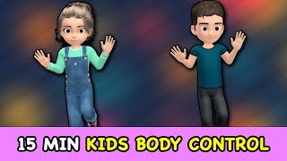 Kids Body Control: Strength & Flexibility (15 Min Workout)