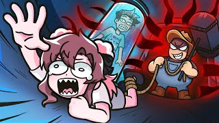 WE PLAYED ROBLOX FLEE THE FACILITY.. AGAIN 😰