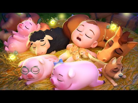 Sleepy Head Lullaby (Piglets, Chicks & Foal) | Lalafun Nursery Rhymes & Kids Songs