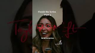 Finish the lyrics : Taylor Swift - All Too Well Edition (Part 4)
