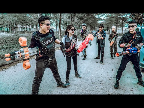 LTT Nerf War : Legendary SEAL X Uses Nerf Guns To Fight Dr. Lee to Protect Justice!