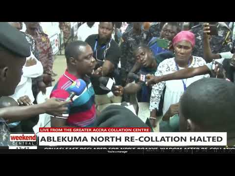 'I'm Not Afraid' - EC Halts Ablekuma North Re-Collation at Greater Accra Collation Centre