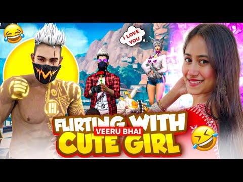 Veeru Bhai Flirting With Cute Girls 😝 Kallu & Eagle99 Best Free Fire Funny Moments 😂 | Wait For End