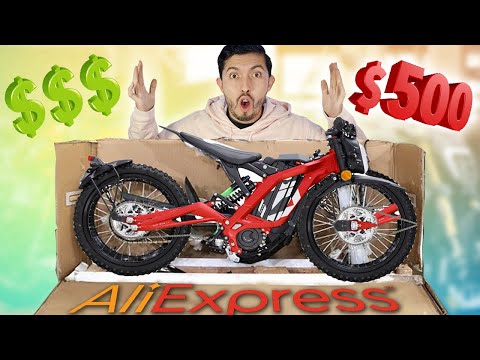COMPRE LA MOTO (BICICLETA) ELECTRICA MAS BARATA DE AliExpress....