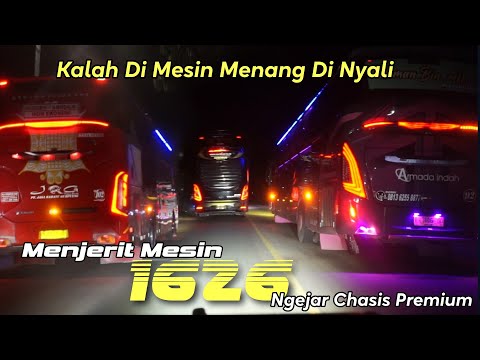 Menangis Mesin Di buat Nya 😂, Adu Gengsi Chasis Premium Sampai Ngebul Asap Ngejar Bus Di Depan 