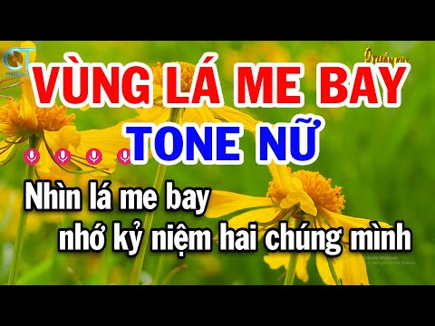 Karaoke Vùng Lá Me Bay Tone Nữ Gm | Nhạc Sống Mới Nhất | Karaoke Tuấn Kiệt