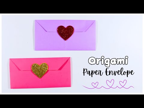 Origami Envelope Tutorial | Valentine's Day DIY Craft