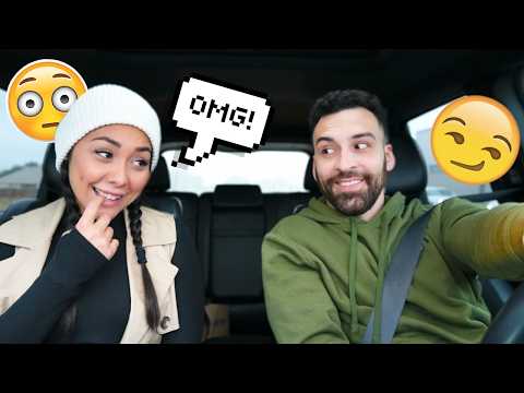 GRABBING "IT" WHILE I DRIVE TO SEE HER REACTION!! *GOT CRAZY*