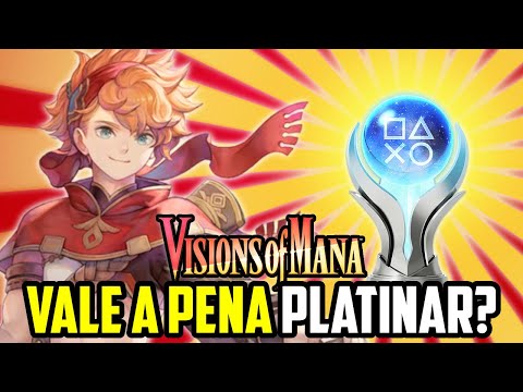 A Platina de VISIONS OF MANA é uma DELICINHA | Todos os Troféus e Análise do Jogo