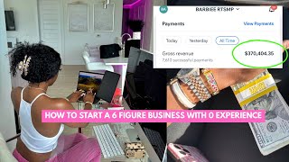 SIDE HUSTLE SERIES : HOW TO START A 6 FIGURE BUSINESS WITH 0 EXPERIENCE | STEP BY STEP