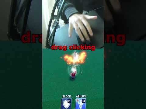 Drag Click VS Jitter Click #roblox #bladeball