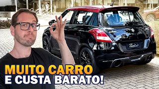 DIVINO E BARATO HOJE EM DIA? O SUZUKI SWIFT SPORT R!🔥