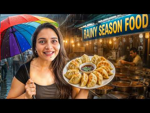 RAIN + FOOD + TWIST = CRAZY FOOD CHALLENGE! ⛈️