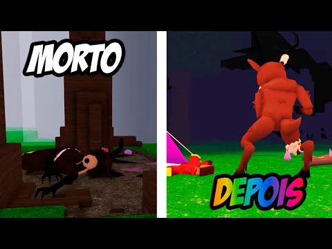 SALVEI O CERVO DA MORTE E ELE VIROU MEU AMIGO NO 99 NOITES NA FLORESTA!